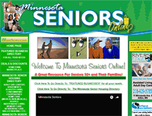 Tablet Screenshot of mnseniorsonline.com